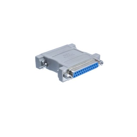 Cable Wholesale Null Modem Adapter, DB25 Male to DB25 Female 30D3-38200
